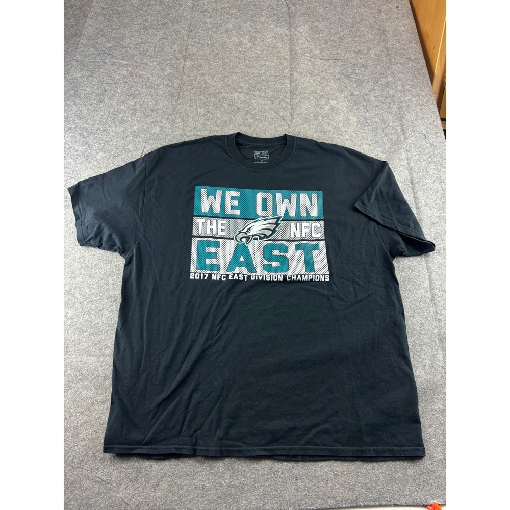 Philadelphia Eagles NFL Pro Line Fanatics 2017 NFC East Champions Shirt Mens 2XL